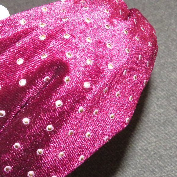 Torrid Wine Velvet Knot Studded Headband NEW - Picture 7 of 9